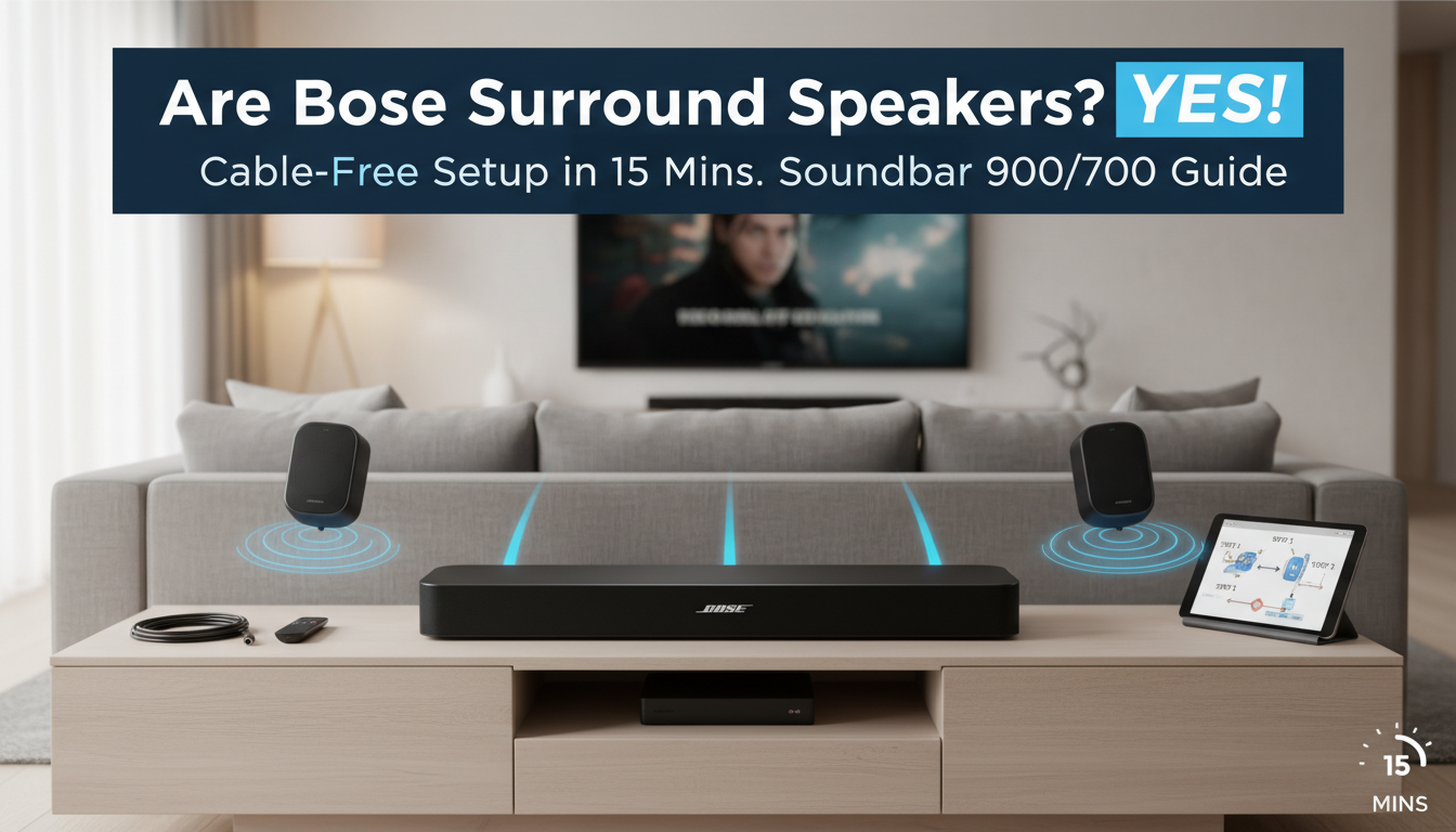 Are Bose Surround Speakers Wireless? Yes!