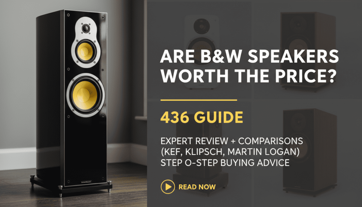 Are B&W Speakers Worth the Price? 436 Guide