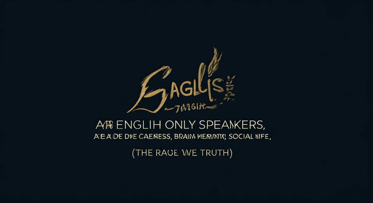 Are English Only Speakers at a Disadvantage? (The Real Truth)