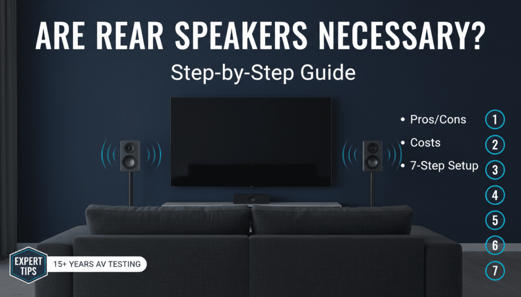 Are Rear Speakers Necessary? Step-by-Step Guide
