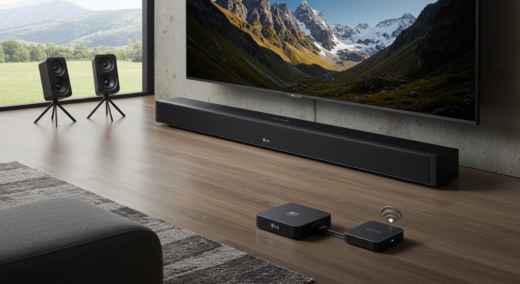 Are Rear Speakers on the LG LASC58R Really Wireless?