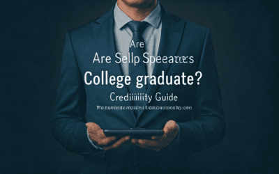 Are Self Help Speakers College Graduates? Credibility Guide
