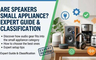 Are Speakers Small Appliance? Expert Guide & Classification