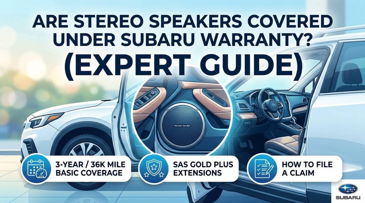 Are Stereo Speakers Covered Under Subaru Warranty? (Expert Guide)
