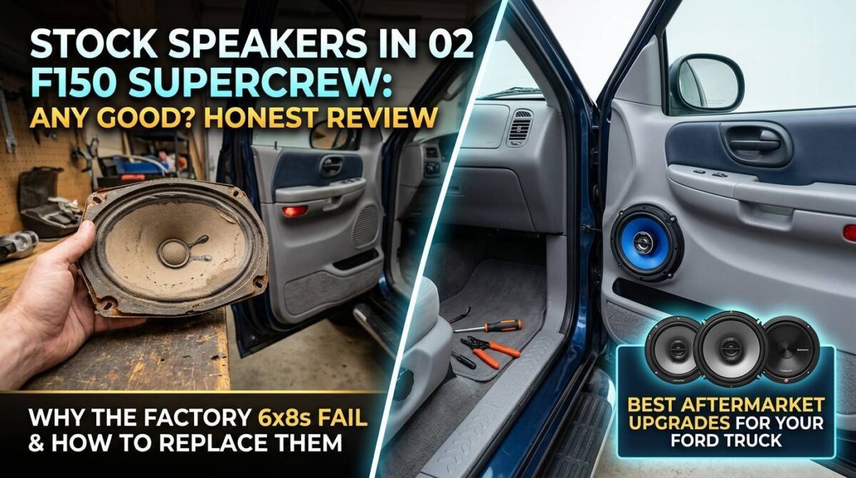 Are stock speakers in 02 f150 supercrew any good? Honest Review
