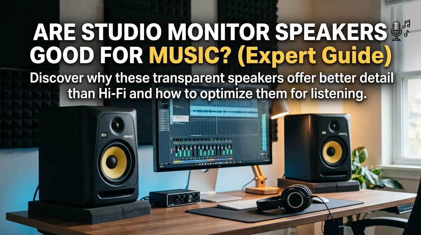 Are Studio Monitor Speakers Good for Music? (Expert Guide)