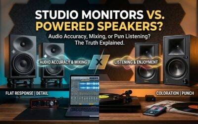 Are Studio Monitors Better Than Powered Speakers? Comparison