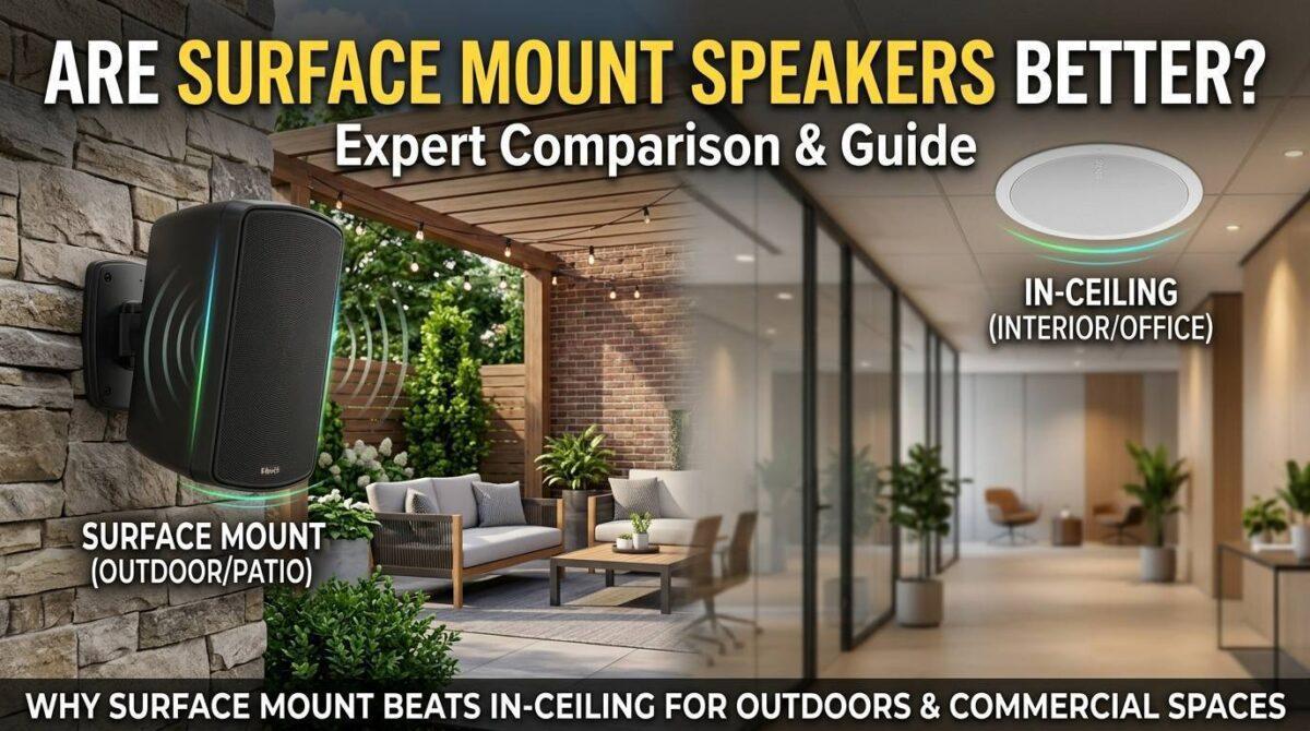 Are Surface Mount Speakers Better? Expert Comparison & Guide
