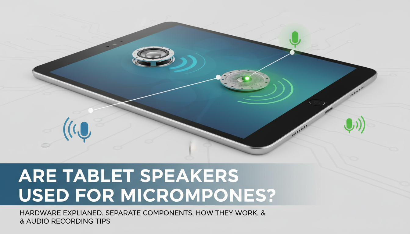 Are Tablet Speakers Used for Microphones? Hardware Explained