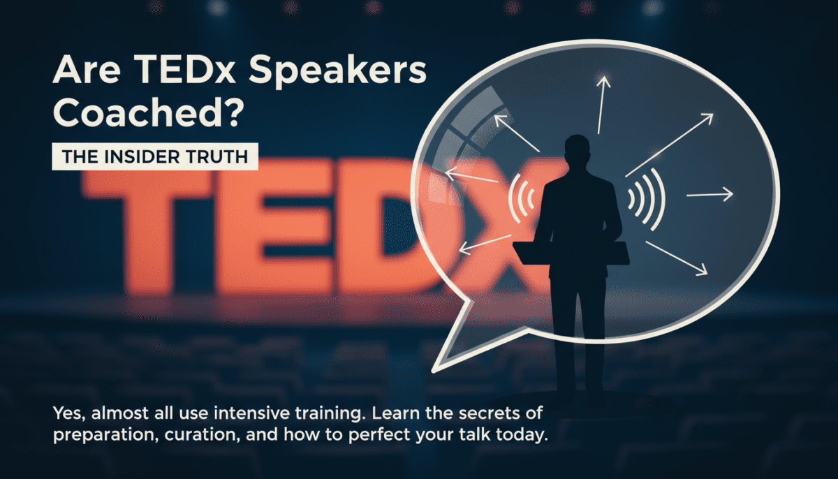 Are TEDx Speakers Coached? (The Insider Truth)