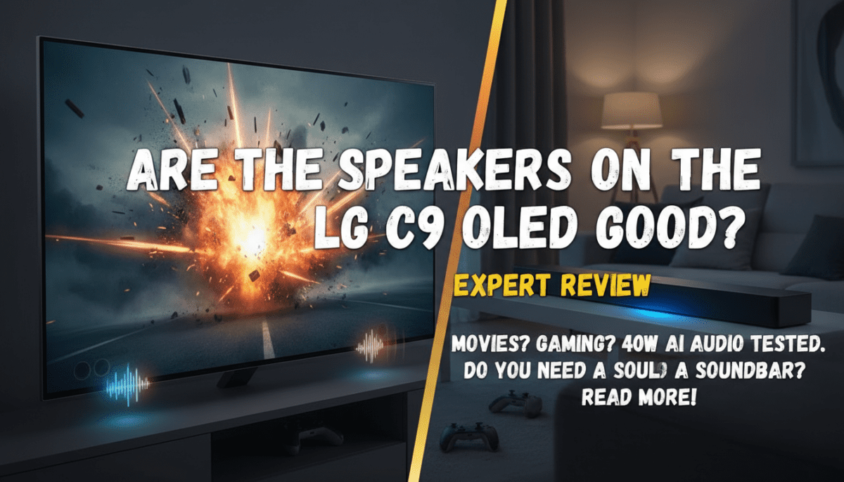 Are the Speakers on the LG C9 OLED Good? Expert Review