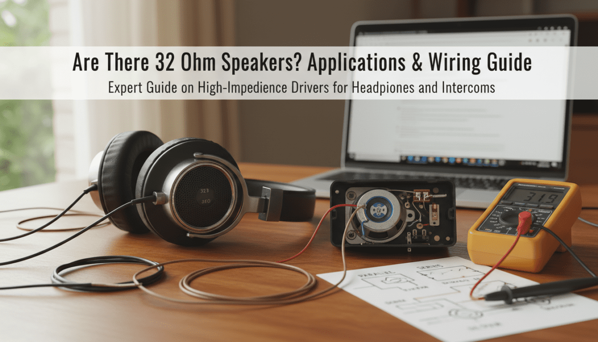 Are There 32 Ohm Speakers? Applications & Wiring Guide