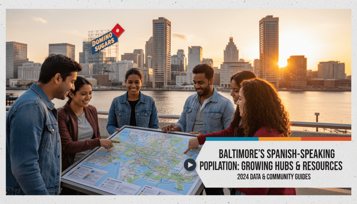 Are there a lot of Spanish speakers in Baltimore Maryland?