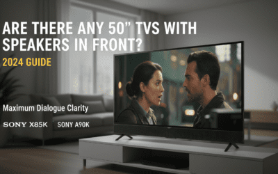Are There Any 50 TVs With Speakers in Front? (2024 Guide)