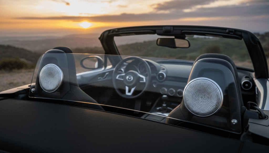 Are There Speakers in the Miata Wind Breaker? (ND, NC, NB, NA)