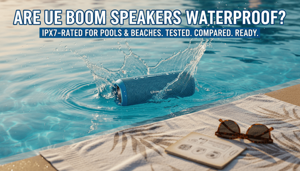 Are UE Boom Speakers Waterproof?