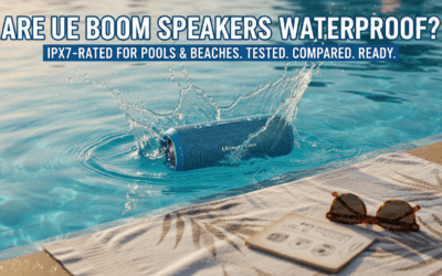 Are UE Boom Speakers Waterproof?
