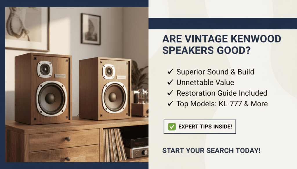 Are Vintage Kenwood Speakers Good?