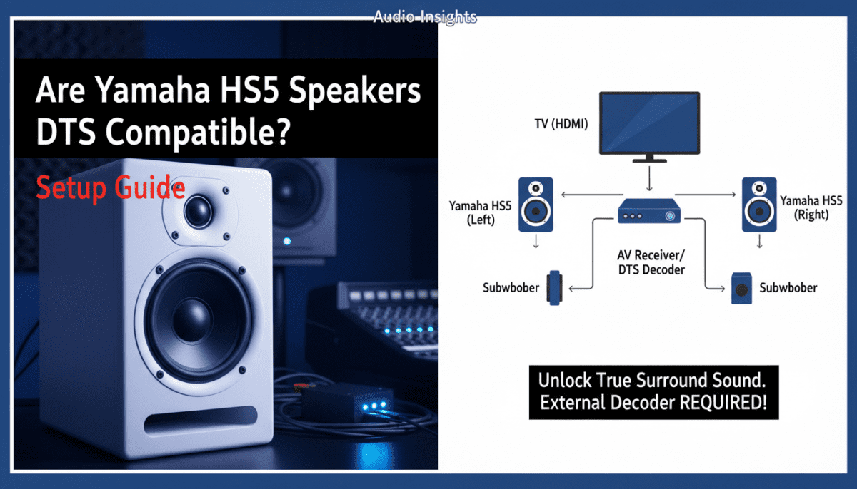 Are Yamaha HS5 Speakers DTS Compatible? Setup Guide