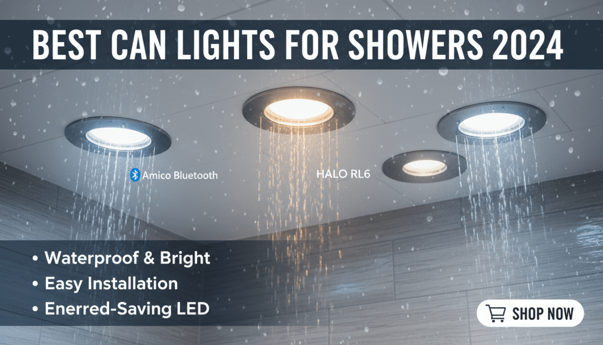 Best Can Lights for Showers 2024
