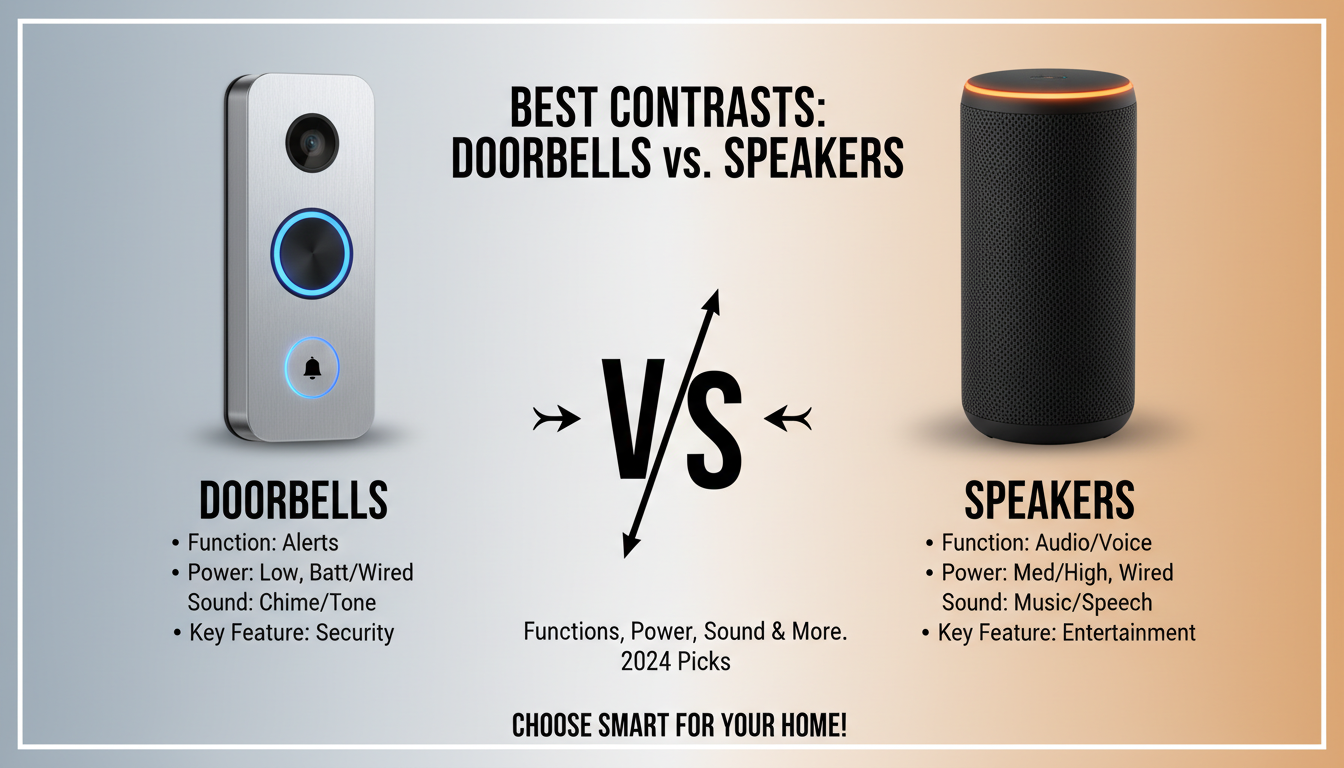 Best Contrasts: Doorbells vs Speakers