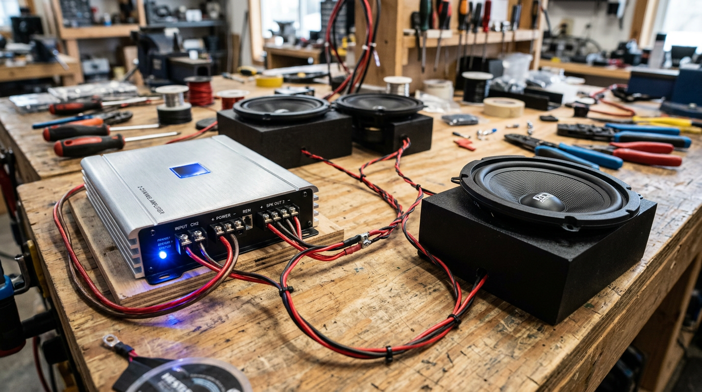 Can 2 Channel Amp Power 4 Speakers?