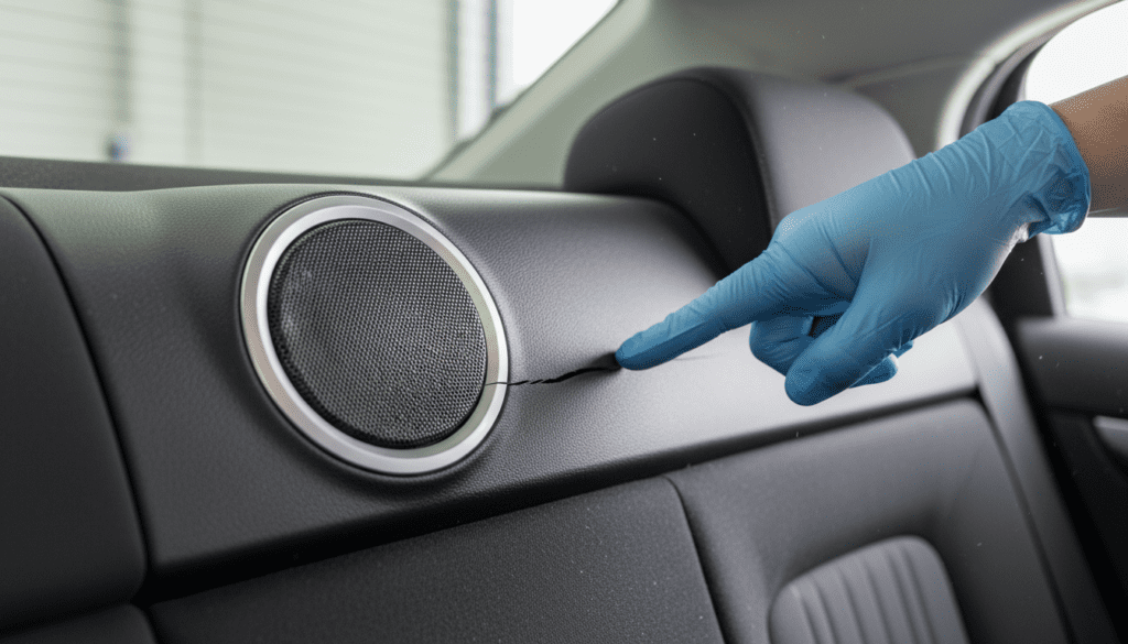 Can a Fender Bender Cause My Rear Speakers to Rattle?