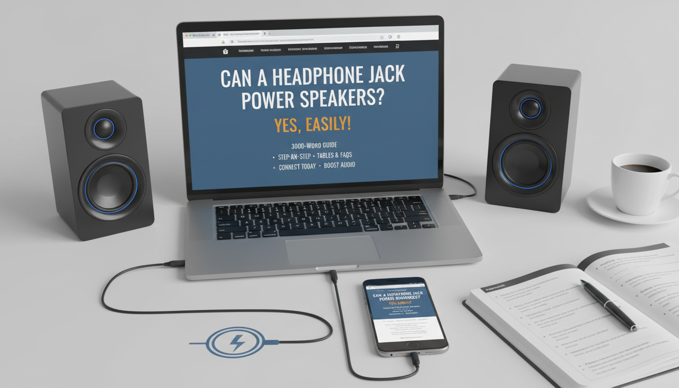 Can a Headphone Jack Be Used for Speakers?