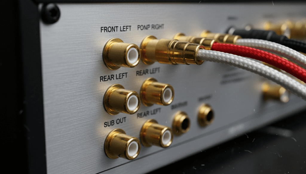 Can a RCA Connector Handle Front and Back Speakers? Setup Guide