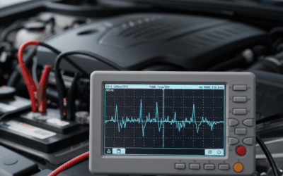 Can Alternator Noise on Speakers Be Seen on Oscilloscope?