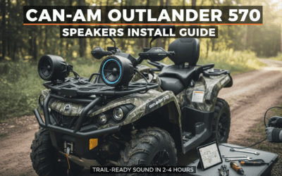Can Am Outlander 570 Speakers Install Guide