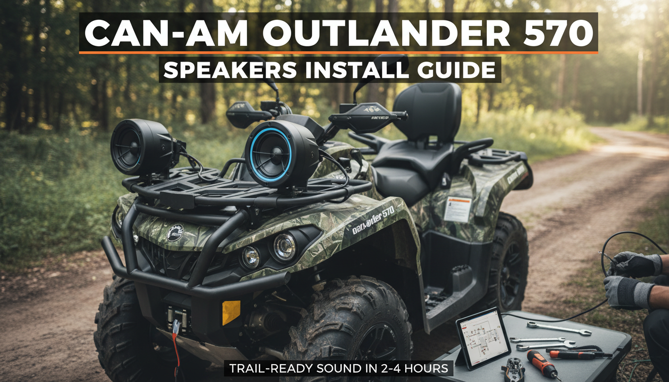 Can Am Outlander 570 Speakers Install Guide
