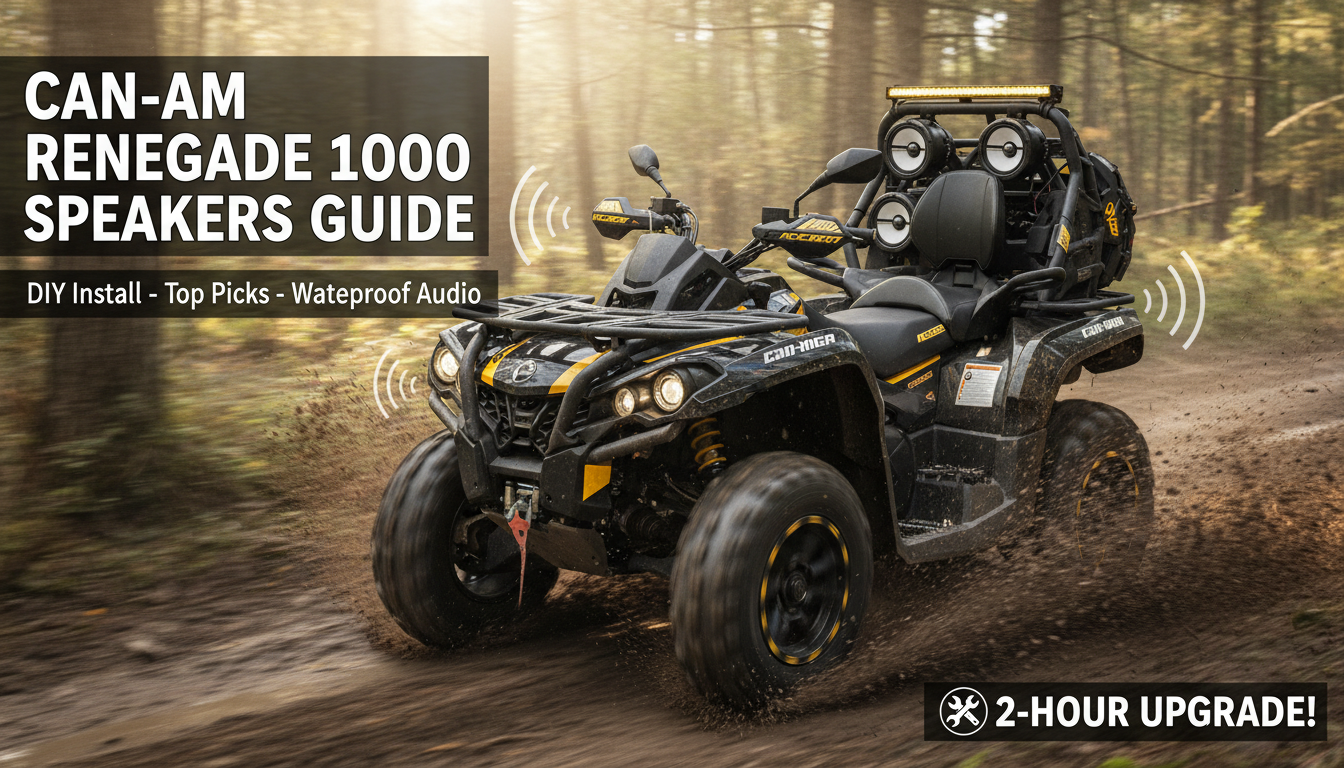 Can Am Renegade 1000 Speakers Guide