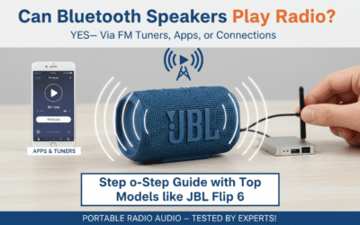 Can Bluetooth Speakers Play Radio? Guide