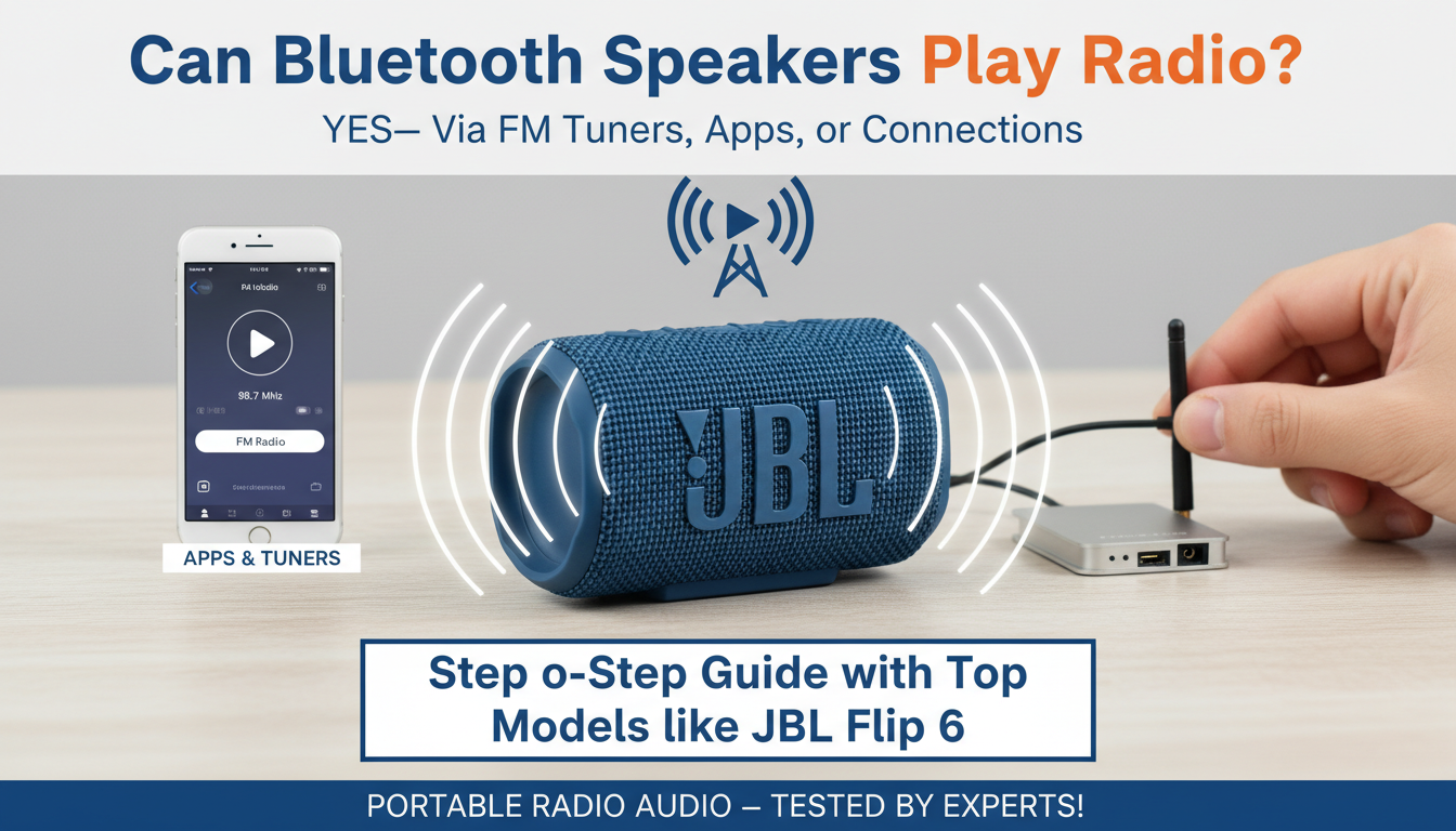 Can Bluetooth Speakers Play Radio? Guide
