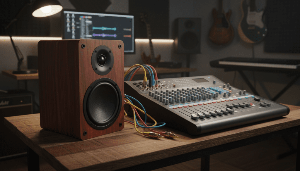 Can Bookcase Speakers Be Plugged Into a Mixing Board?