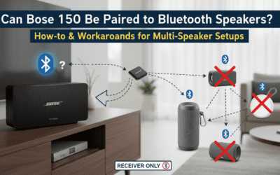 Can Bose 150 Be Paired to Bluetooth Speakers? (How-to)