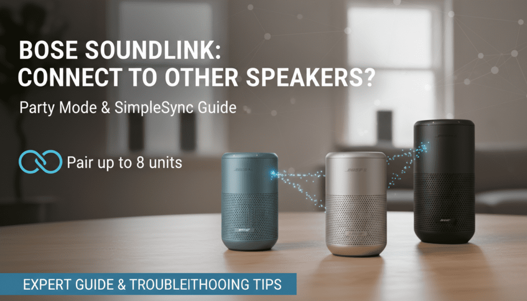Can Bose SoundLink Connect to Other Speakers?
