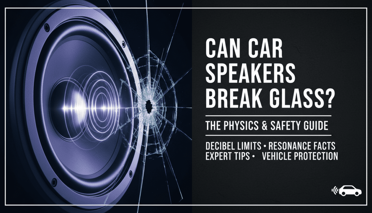 Can Car Speakers Break Glass? The Physics & Safety Guide