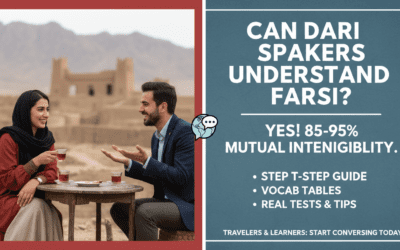 Can Dari Speakers Understand Farsi?