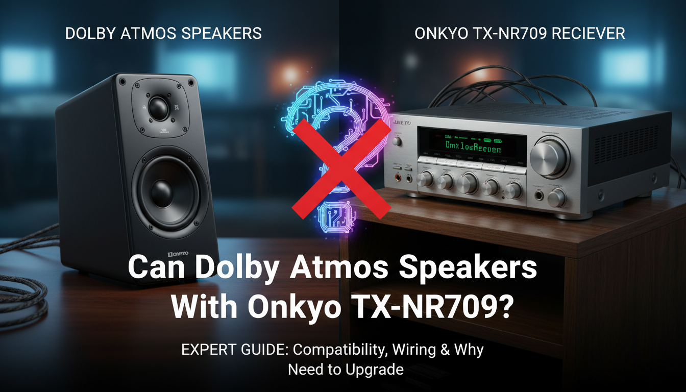 Can Dolby Atmos Speakers Work with Onkyo TX-NR709? Guide