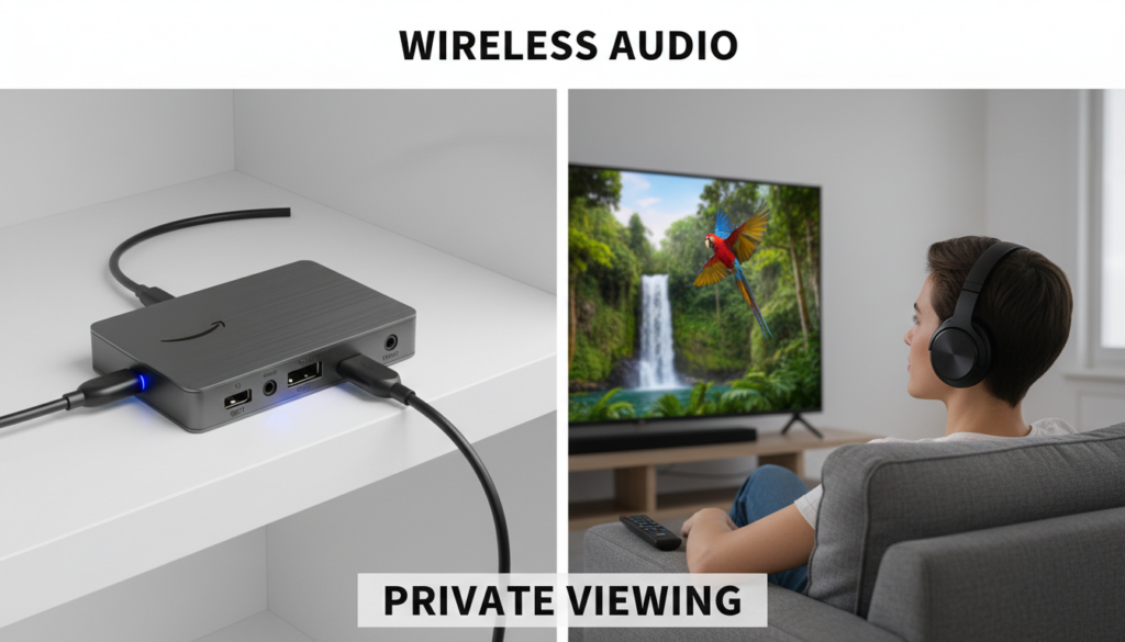 Can Firestick Play Sound Thru Headphones and TV Simultaneously?