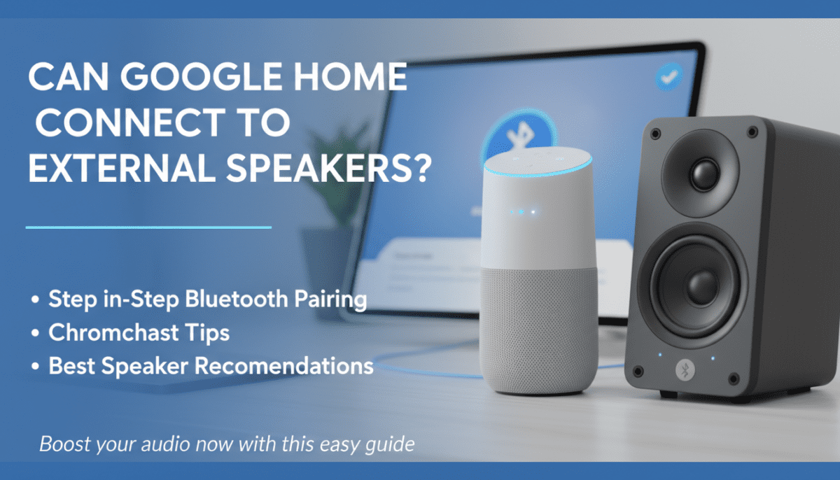Can Google Home Connect to External Speakers?