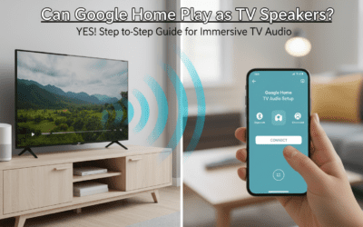 Can Google Home Play as TV Speakers?