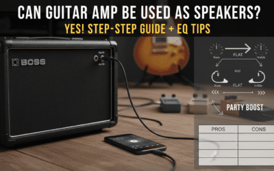 Can Guitar Amp Be Used as Speakers? Guide