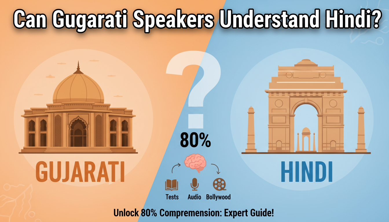 Can Gujarati Speakers Understand Hindi?