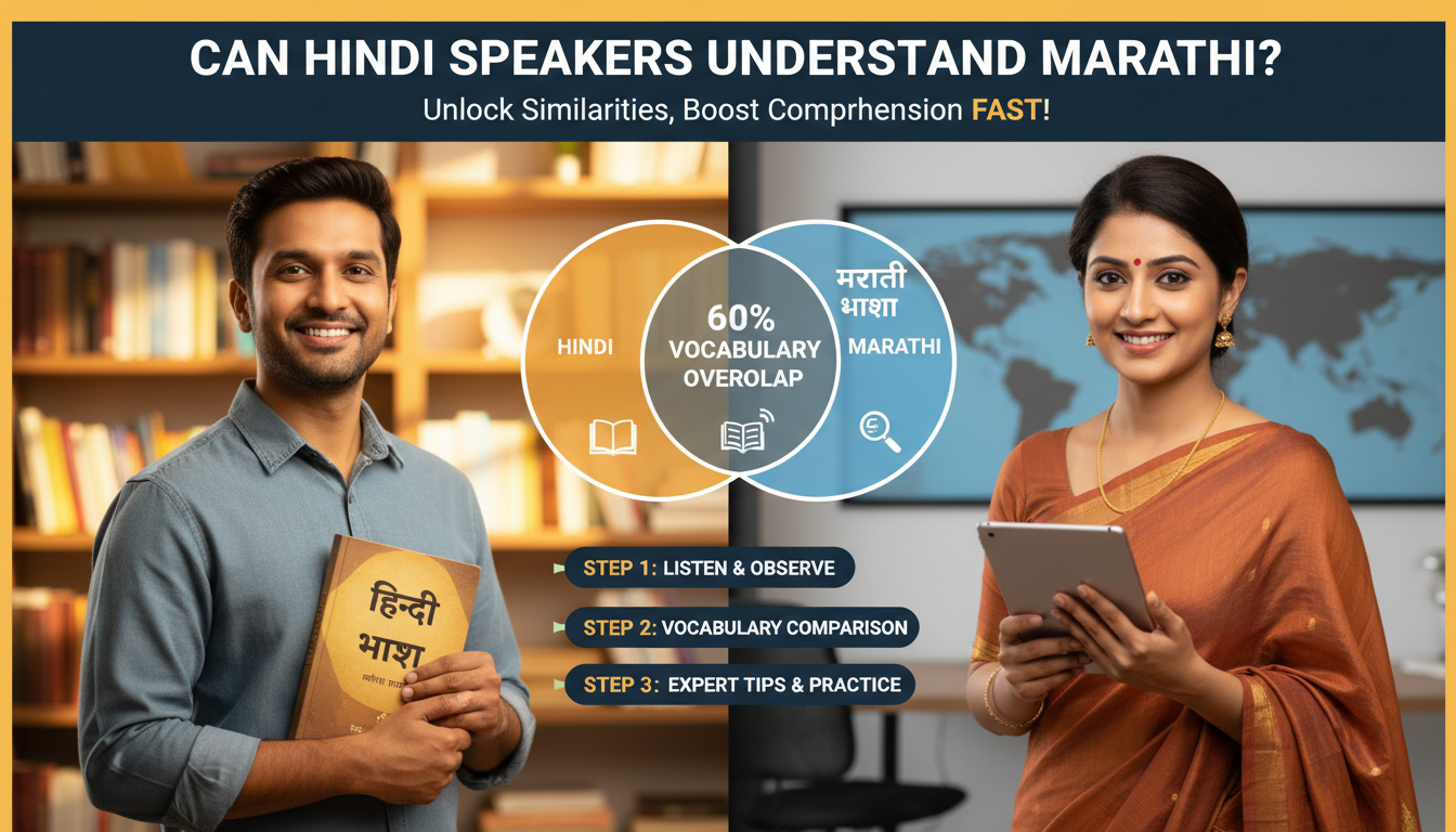 Can Hindi Speakers Understand Marathi?