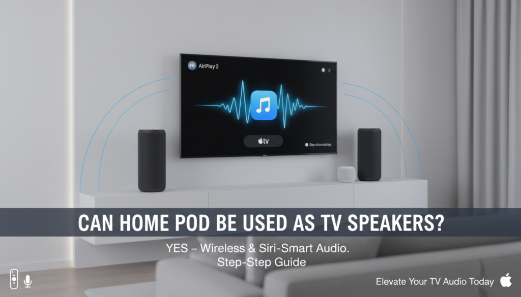 Can HomePod Be Used as TV Speakers?