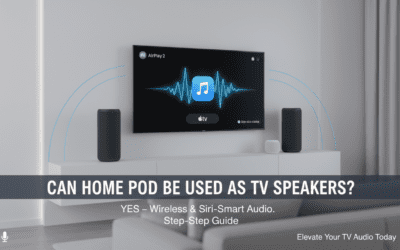 Can HomePod Be Used as TV Speakers?