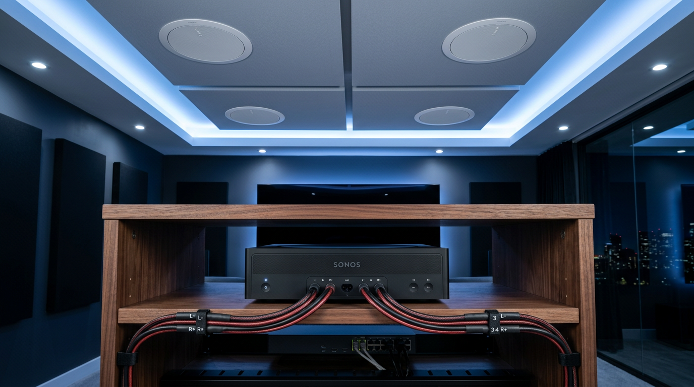 Can I Connect 4 Speakers to Sonos Amp?